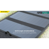 Sammenleggbart solcellepanel FSP30 nærbilde av USB-porter