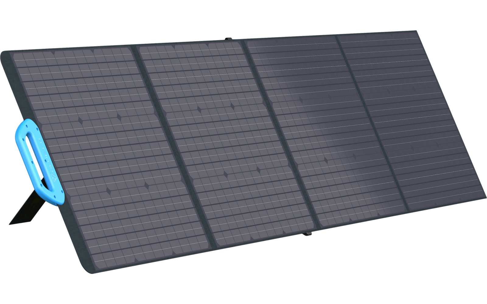 Sammenleggbart solcellepanel PV 120 W monokrystallinsk - Bluetti montert utendørs