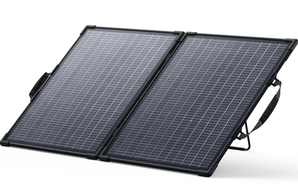 Sammenleggbart solcellepanel Solix PS200B 100 W bifasialt IP68 forfra