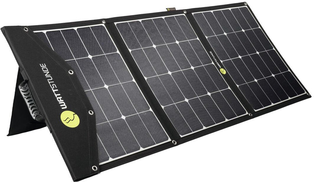 Sammenleggbart solcellepanel SunFolder 140Wp 4,7 kg ETFE - WATTSTUNDE forfra