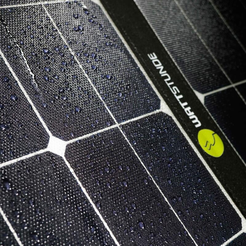 Bredt stativ på sammenleggbart solcellepanel SunFolder 140Wp 4,7 kg ETFE - WATTSTUNDE