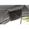 Nærbilde av vindu på sammenleggbart taktelt CampLodge 2-3 personer 210 x 120 cm, 50 kg