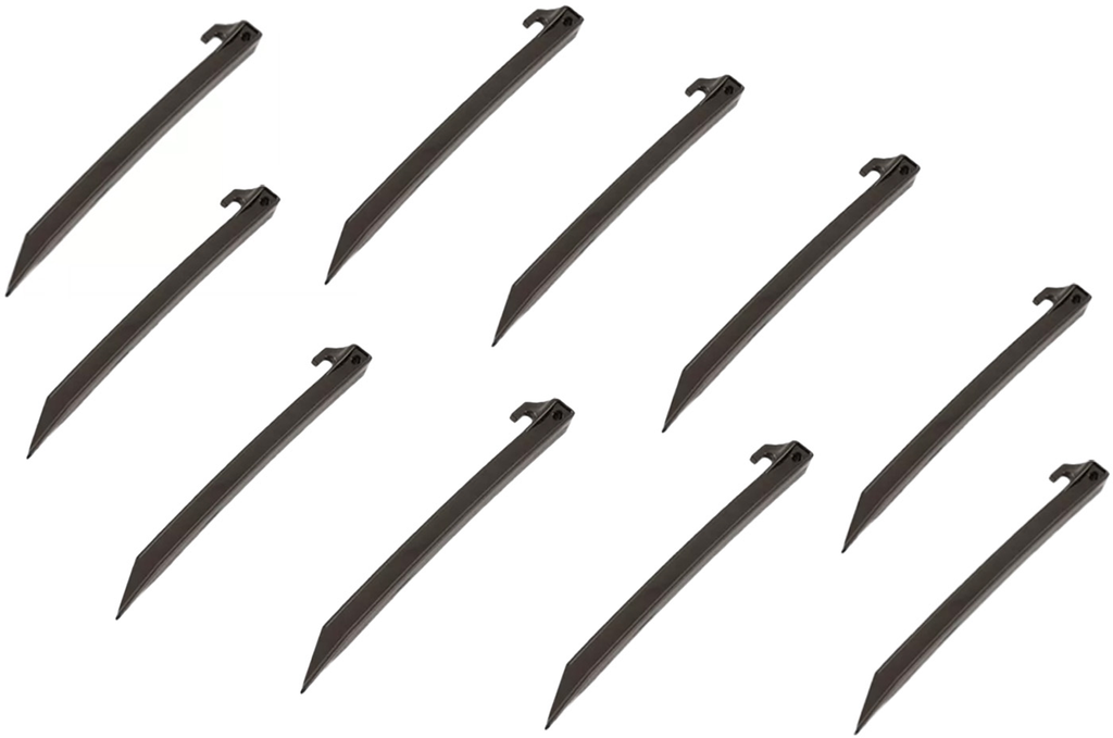 Sandplugg teltplugg 30 cm plast 10-pack - Easy Camp forfra