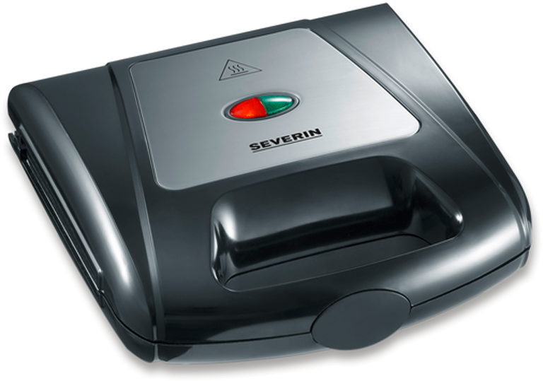 Sandwichgrill 3-i-1 SA 2968 1000 W svart - Severin forfra
