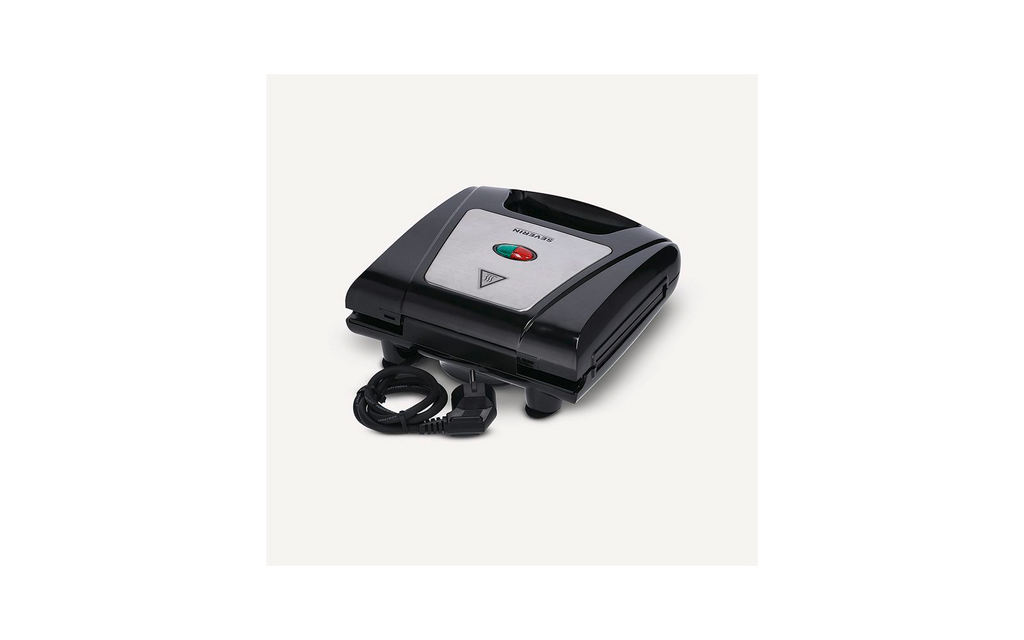 Sandwichgrill 3-i-1 SA 2968 1000 W svart - Severin med alle plater