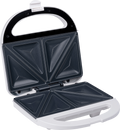 Sandwichgrill 750 W hvit/svart 22 x 22 cm - Alpina forfra