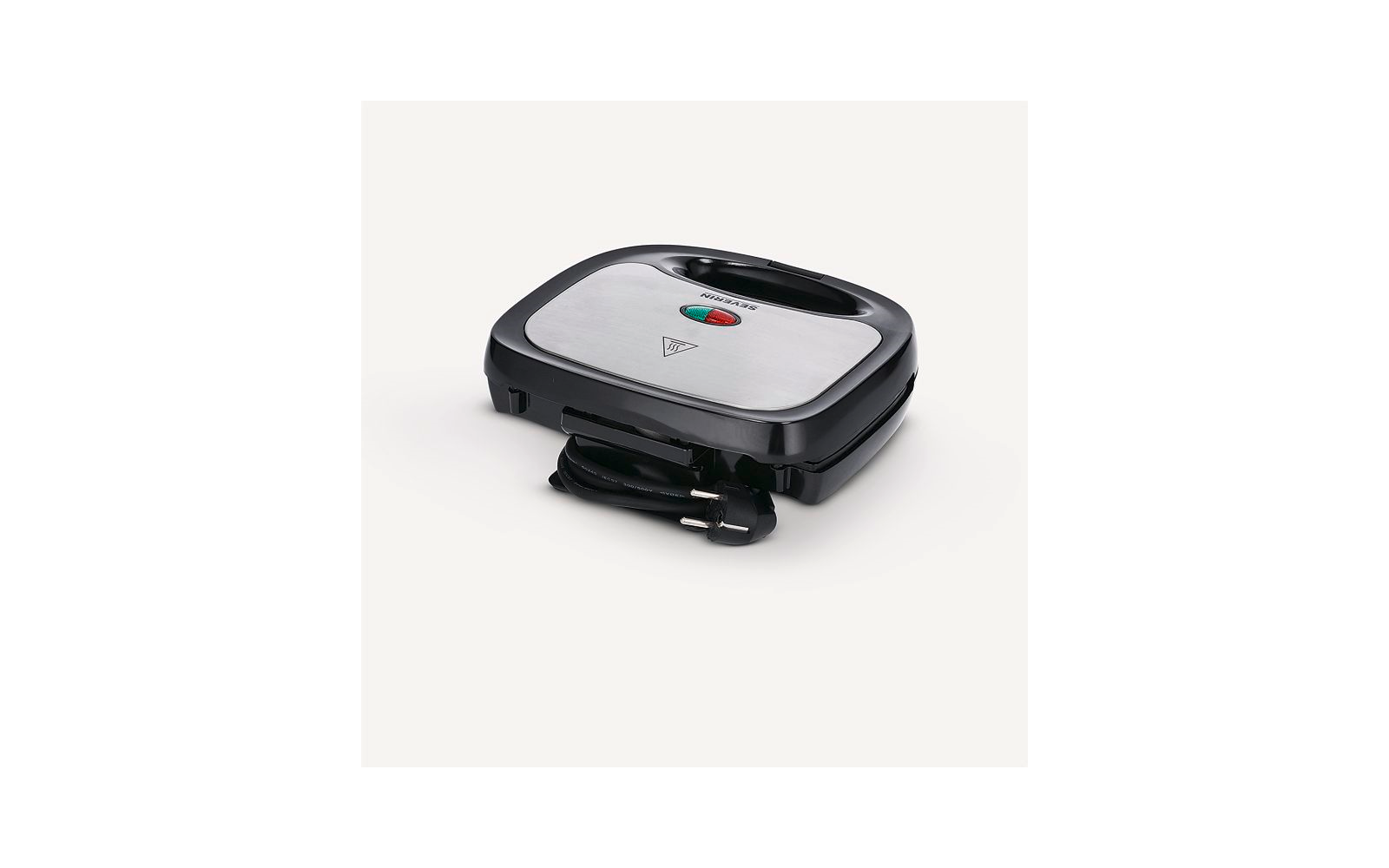Sandwichmaker SA 2969 600 W med beleggfri plate svart bakside
