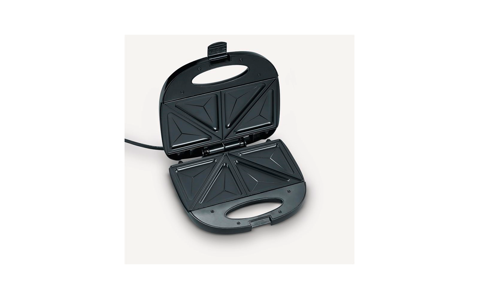Detalj av belegget på Sandwichmaker SA 2969 600 W med beleggfri plate svart