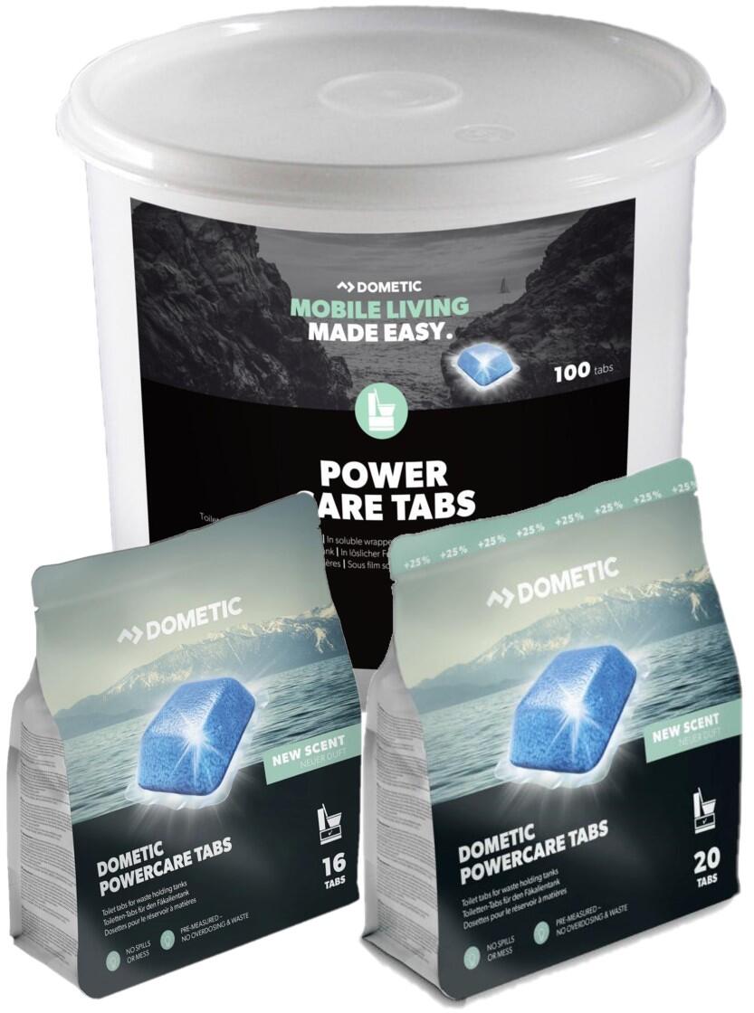 Sanitærtabletter PowerCare Tabs for avfallstank - Dometic forfra