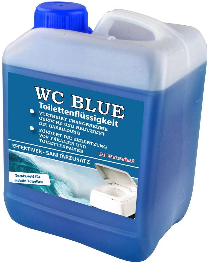 Sanitærtilsetning WC Blue konsentrat for avfallstank 2,5 l - GuG forfra