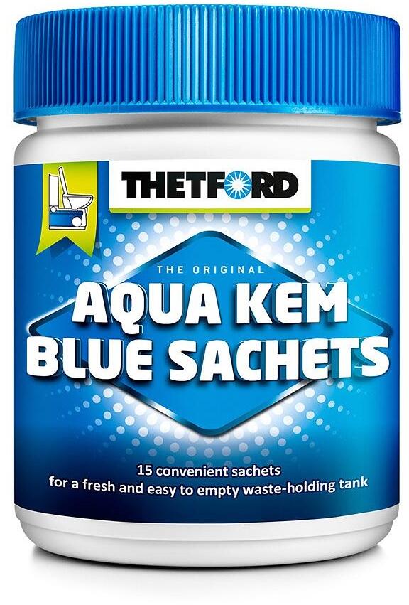 Sanitærposer Aqua Kem Blue for fekaltank 15 stk forfra