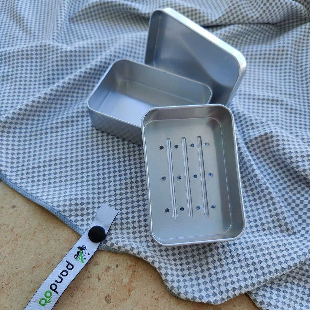 NE6rbilde av drypperist pE8 SA8peboks i aluminium med drypperist 9,7x6,8x3 cm i Pandoo