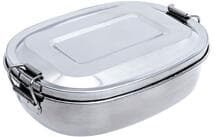 Såpeboks i rustfritt stål 12,7 x 9,7 cm BasicNature forfra