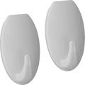 Selvklebende krok oval pullCLEAN 2-pk hvit - front