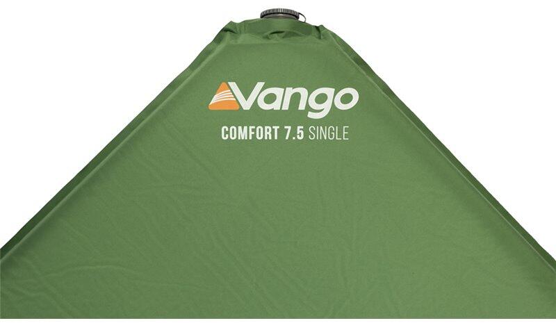 Detalj av ventil på Selvoppblåsbart liggeunderlag Comfort 7.5