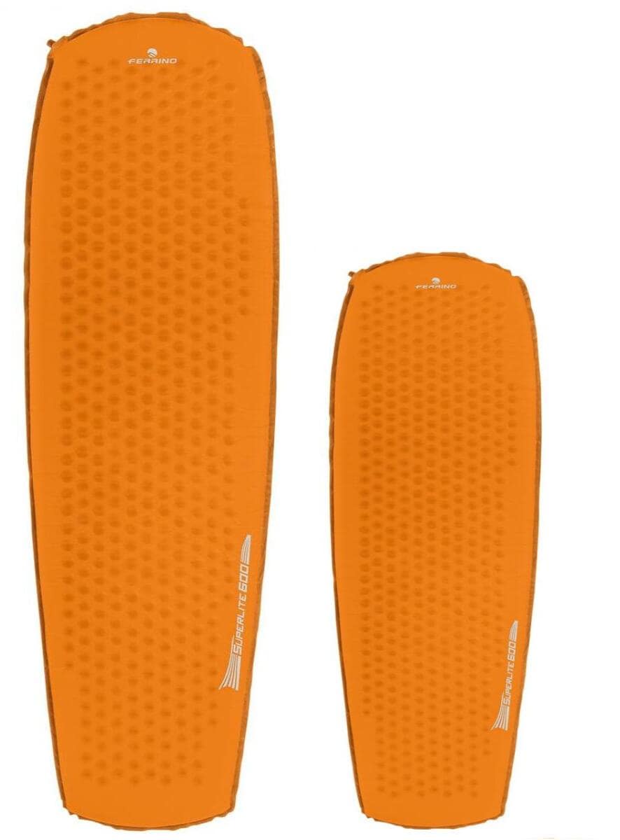 Selvoppblåsbart liggeunderlag Superlite 120x51 cm oransje - Ferrino for campingkomfort