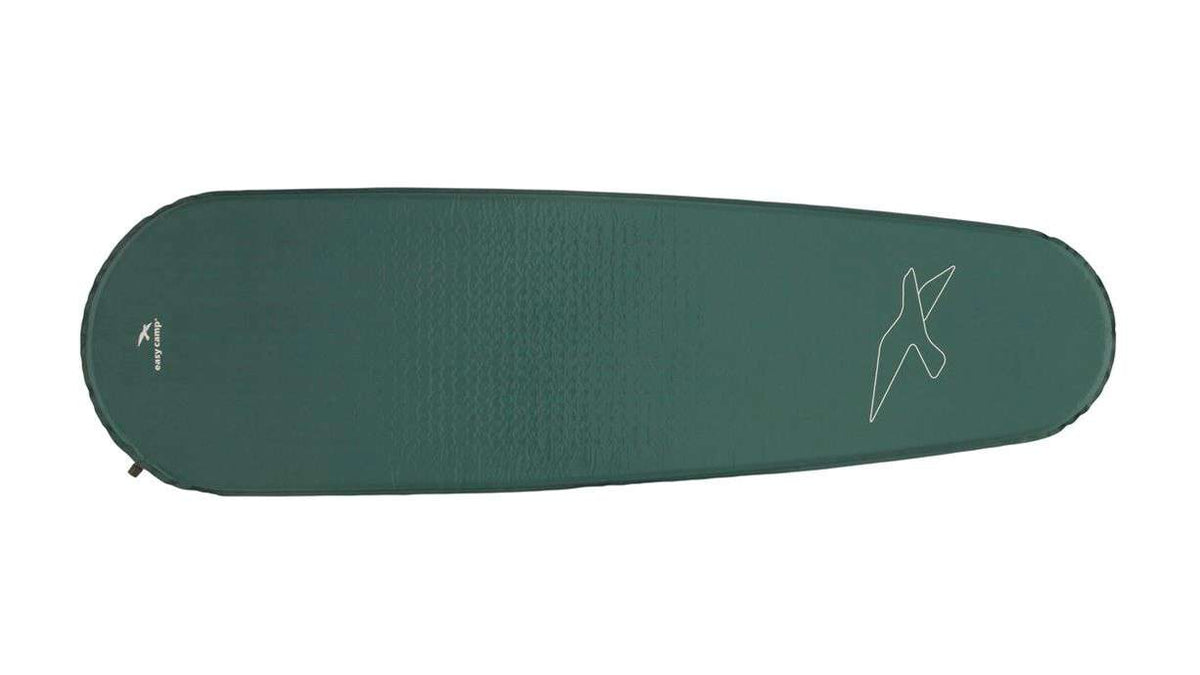 Selvoppblåsende liggeunderlag Lite Mat Single 2,5 cm - Easy Camp i stillehavsblå sett ovenfra