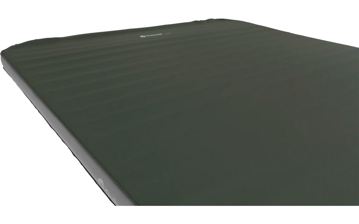 Selvoppblåsende liggeunderlag Sleepnest Double 200x120 cm - Outwell sett ovenfra med soneinndelt støtte