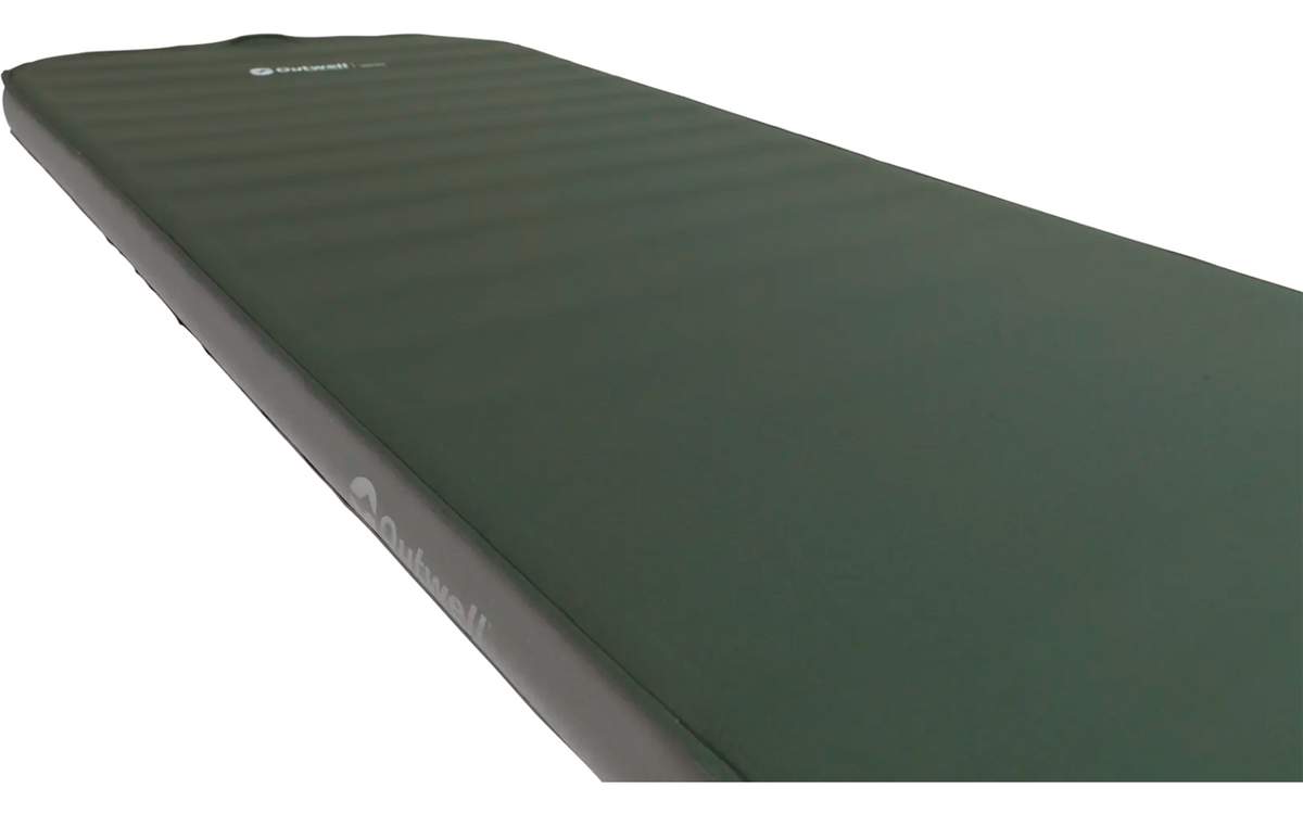 Selvoppblåsende liggeunderlag Sleepnest Single 200x60x5 cm - Outwell sett fra undersiden