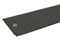 Selvoppblåsende liggeunderlag Stratos 182 x 52 cm, 930 g - Camptime i grå, utrullet sett ovenfra