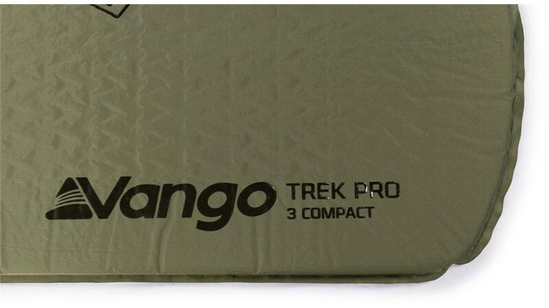 Selvoppblåsende liggeunderlag Trek Pro 3 Compact 160x51 cm - Vango forfra