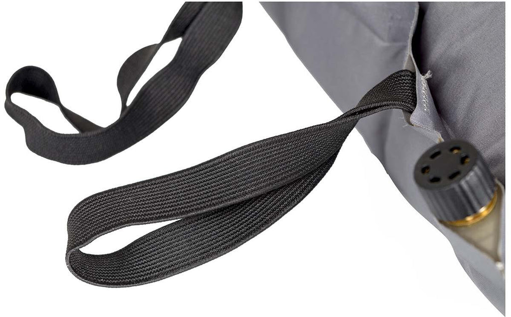 Detalj av ventil på Selvoppblåsende pute Deluxe 46x29 cm polyester