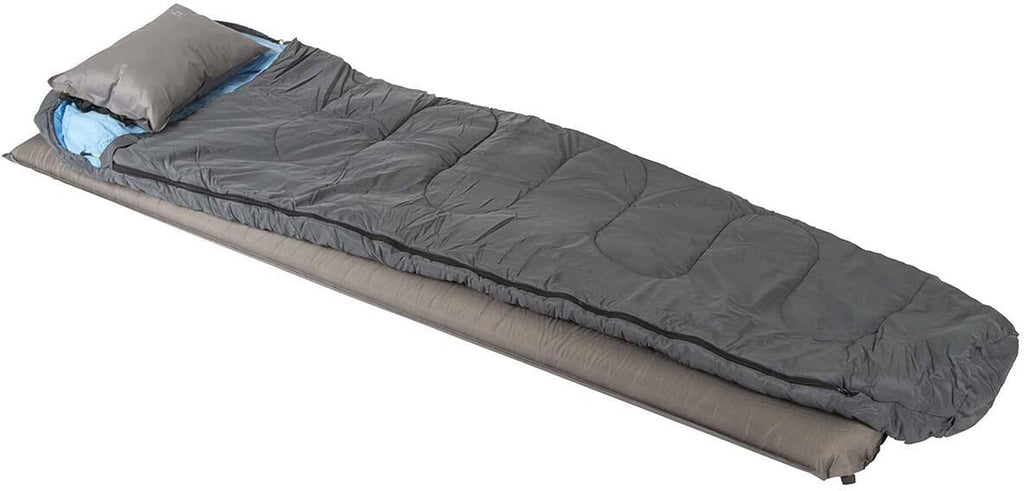 Selvoppblåsende pute Deluxe 46x29 cm polyester rullet sammen