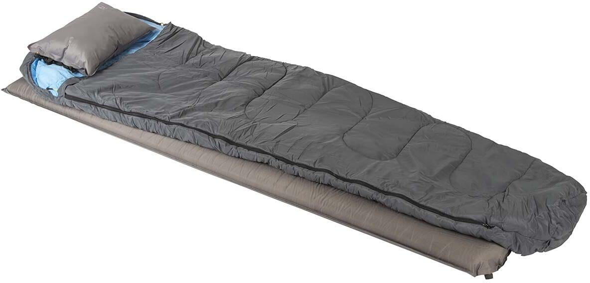Selvoppblåsende pute Deluxe 46x29 cm polyester rullet sammen
