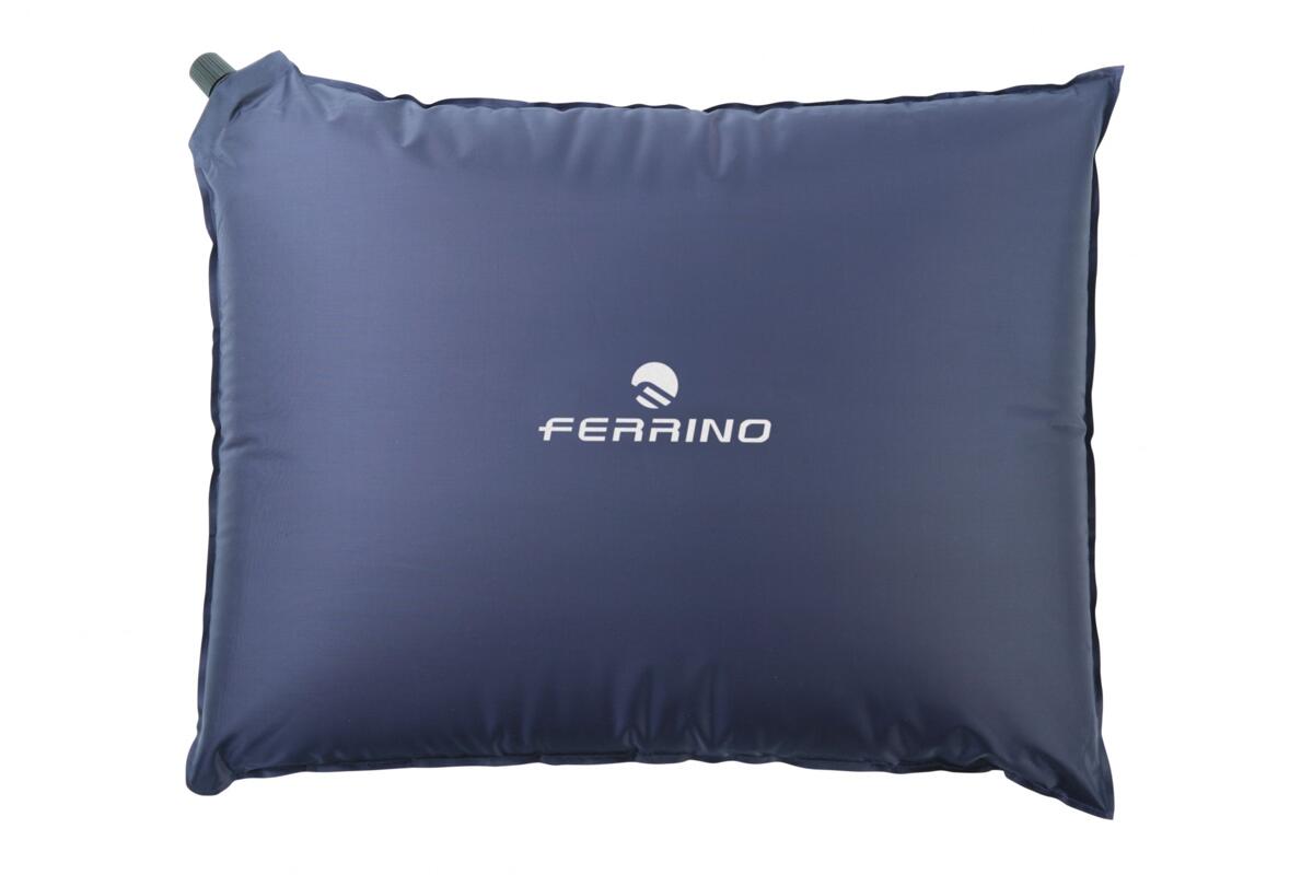 Selvoppblåsende reisepute 40x30x7 cm med dreiventil Ferrino i blå farge