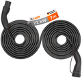 Selvopprullende dobbeltheliks ladekabel type 2, 22 kW 32 A 7 m svart - LAPP forfra