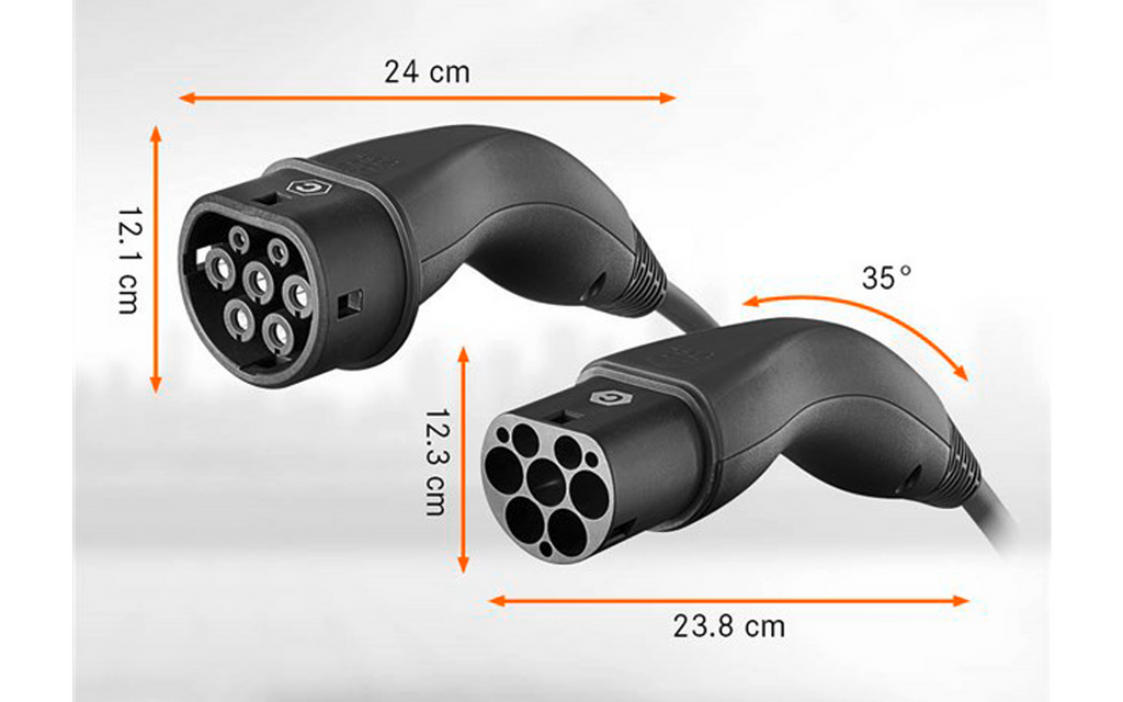 Overfahrsikker og robust ladekabel fra LAPP med selvopprullende dobbeltheliks design