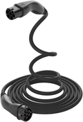 Selvopprullende heliks ladekabel type 2, 22 kW 32 A svart 3 m forfra