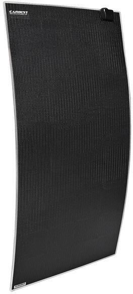 Semifleksibelt solcellepanel SFX 135W 36 celler ETFE svart forfra