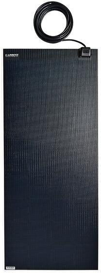 Semifleksibelt solcellepanel SFX 135W 36 celler ETFE svart bakside