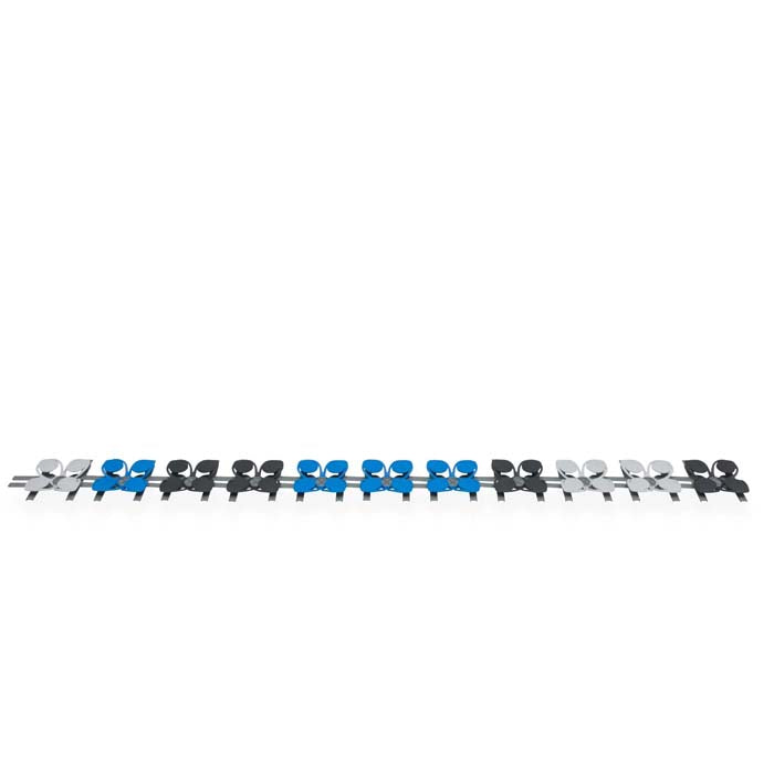 Sengesystem utvidelsessett 12 elementer 20x210 cm 3,2 cm høyde Cubecamp forfra