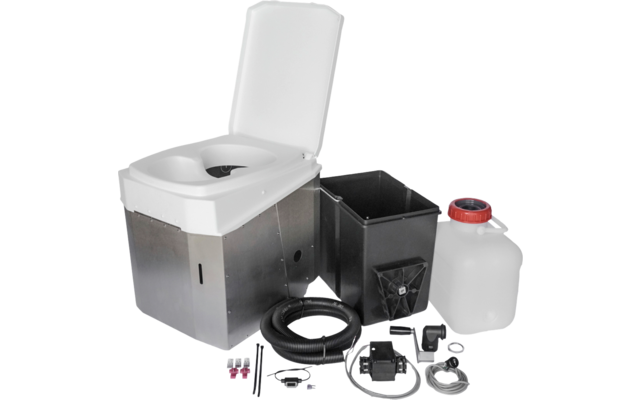 Separasjonstoalett 2.0 RL 10 l urintank 25 l beholder bakside