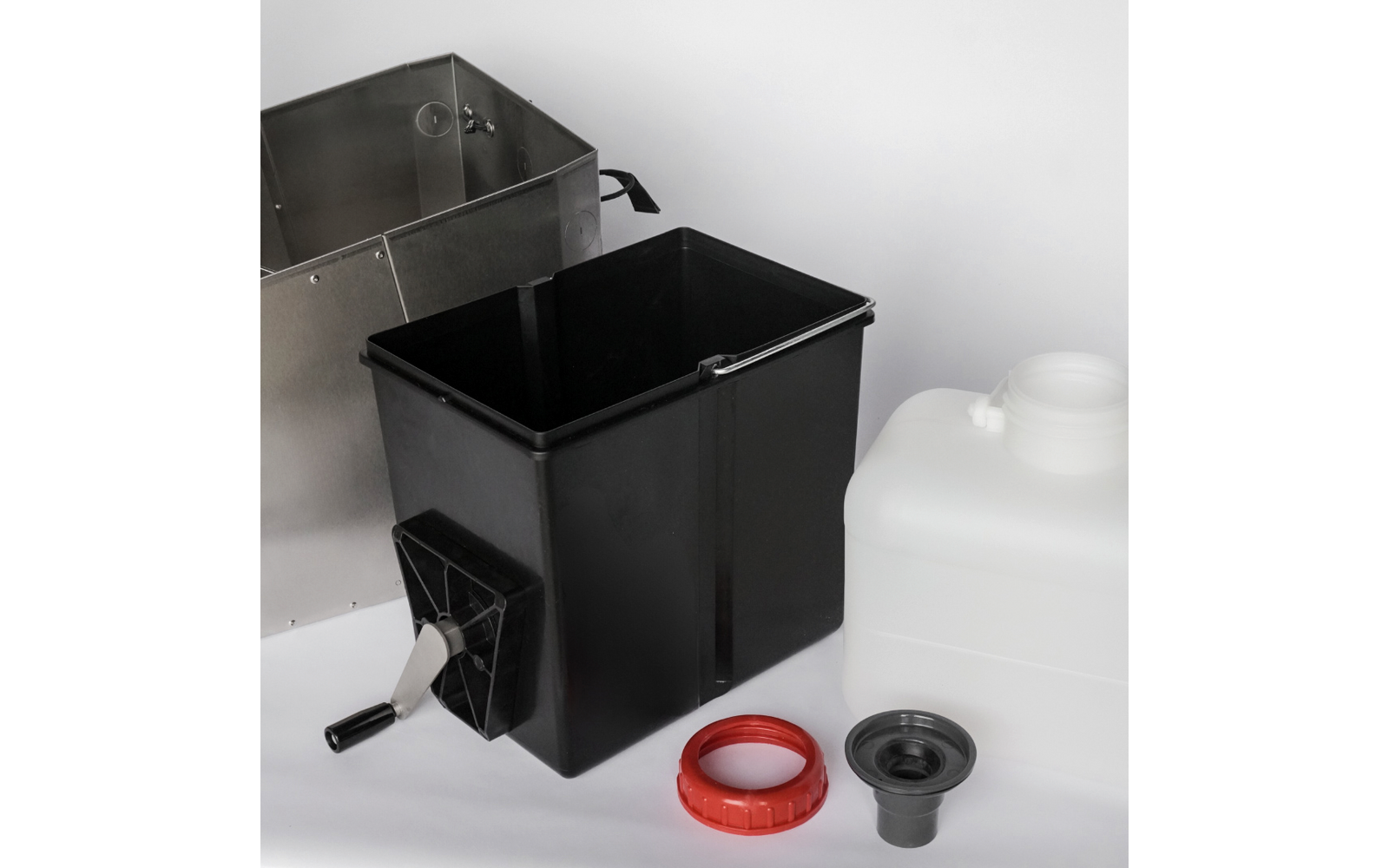 Separasjonstoalett 2.0 RL 10 l urintank 25 l beholder sideprofil
