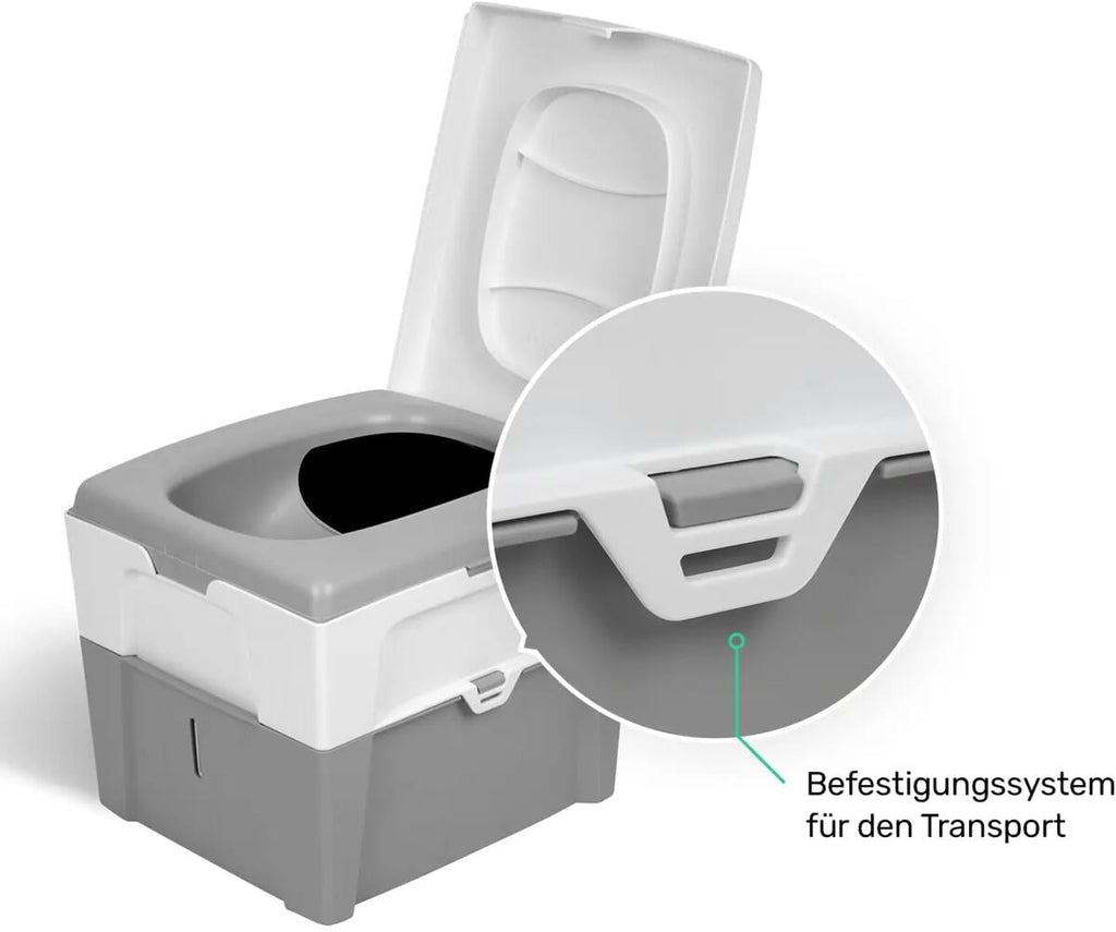 Separasjonstoalett WandaGO høydejusterbar 306-436mm - TROBOLO lukket