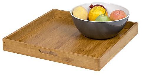 Serveringsbrett i bambus 40x40 cm Bo-Camp bakside