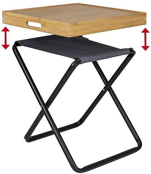 Detalj av bambusmateriale på Serveringsbrett i bambus 40x40 cm Bo-Camp