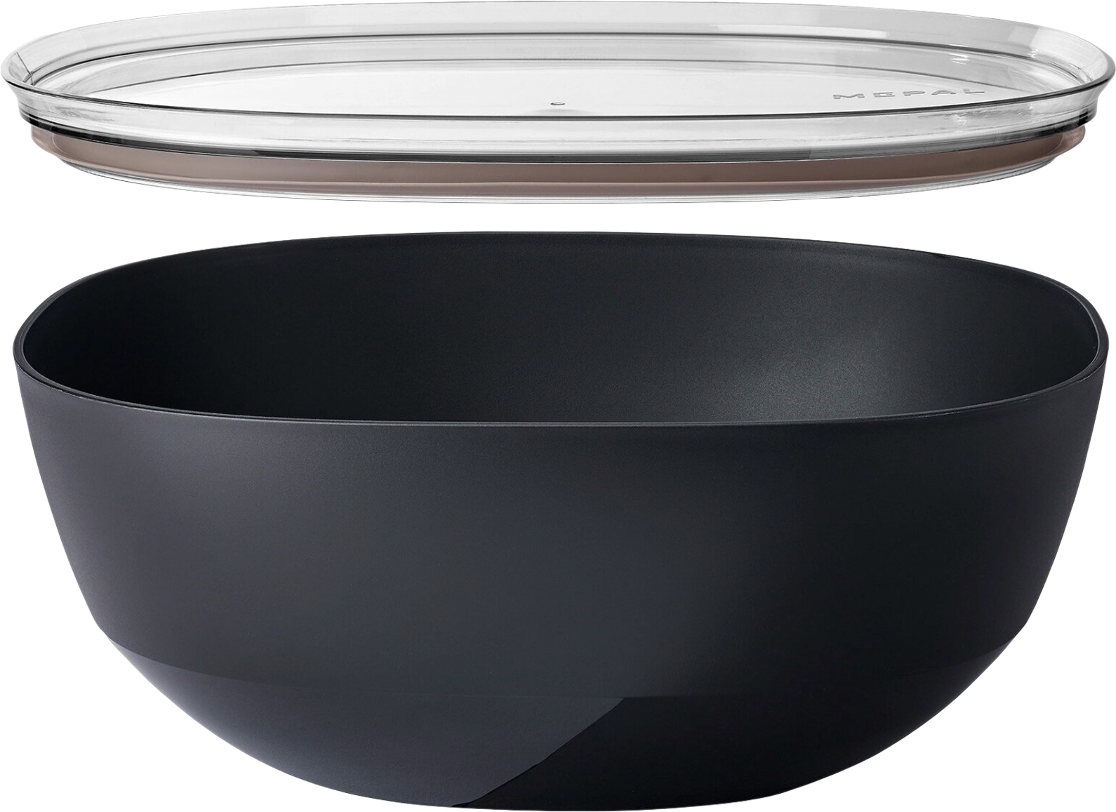 Serveringsskål Silueta med lokk 5000 ml Nordic black forfra