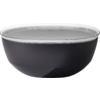 Serveringsskål Silueta med lokk 5000 ml Nordic black nærbilde av lokk