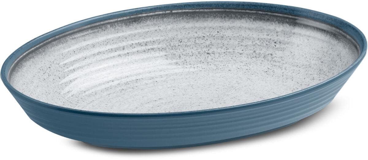 Serveringsskål Tuscany melamin oval 33x23 cm anti-slip fra Brunner