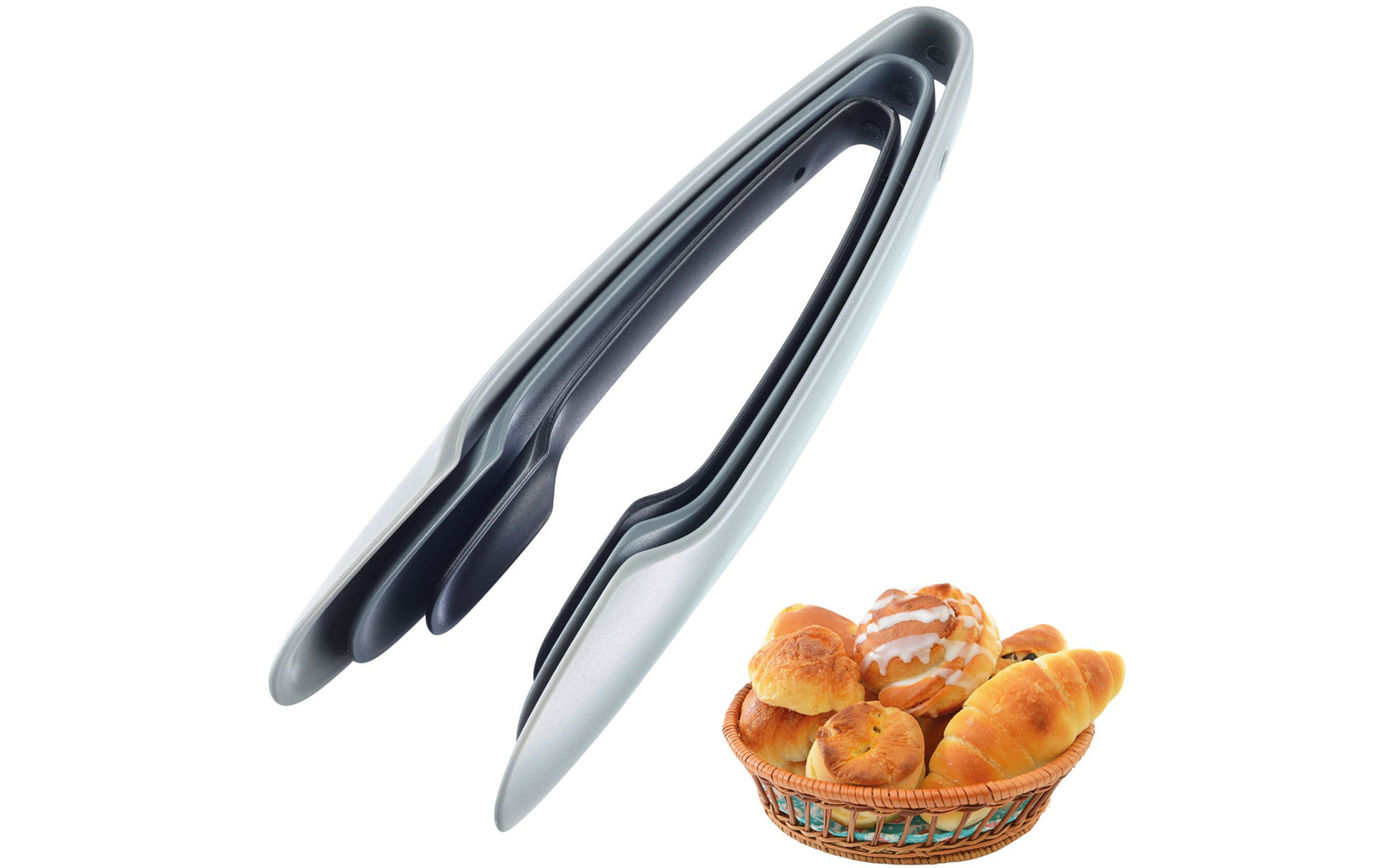 Serveringstang-sett 3-delt i polypropylen 25,5 cm - Westmark bakside