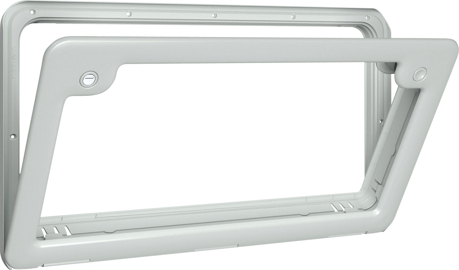 Serviceluke modell 4 hvit 648 x 348 mm for bobil fra Thetford