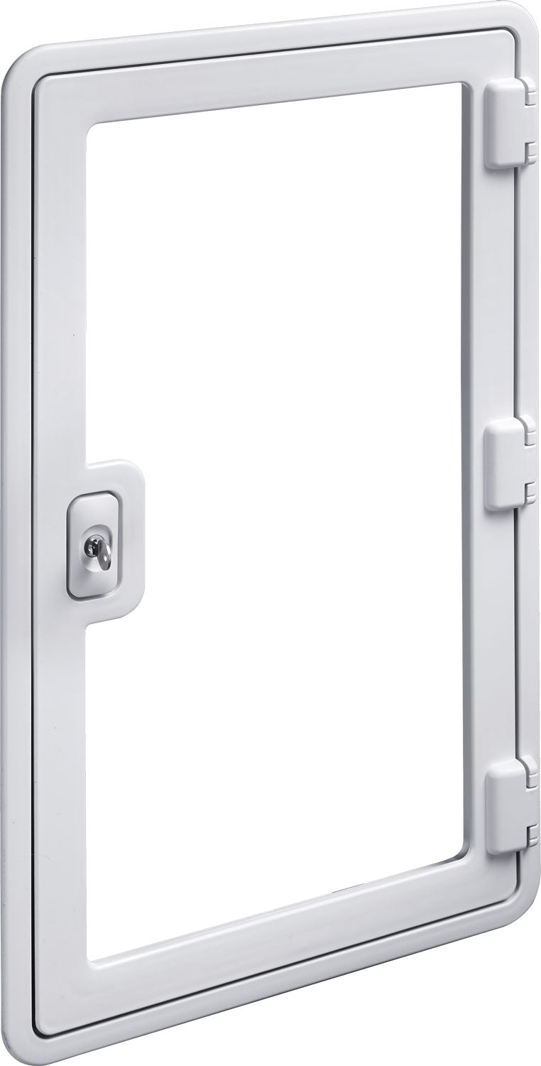 Serviceluke SK 4 37,5x30,5 cm veggtykkelse fra Dometic montert på campingvogn