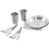 Bestikk festet med karabiner i Servicesett 10-deler for 2 personer rustfritt stål 700 g - Robens