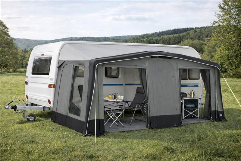 Foran visning av Sesongfortelt Stuga Rest 470x250 cm med stålramme