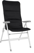 Setetrekk Airmesh 152x152x52 cm svart fra Travellife montert på campingstol