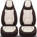 Setetrekk C-Serie for bobil 2 stk Ducato/Jumper/Boxer brun/svart forfra